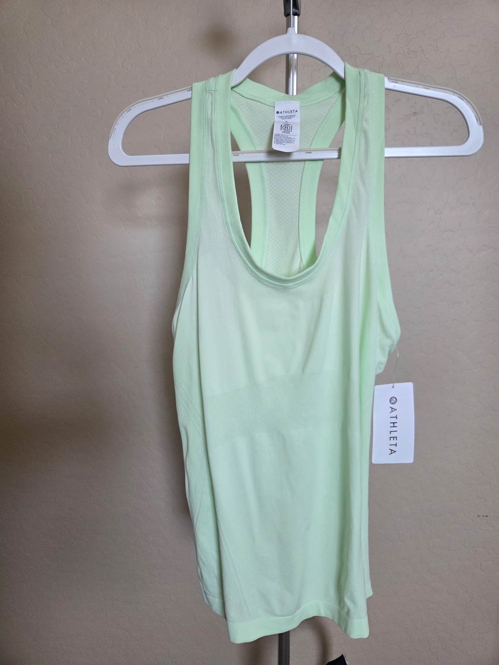 Athleta Women's Momentum Seamless Tank - Light Neon Green